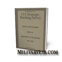 US Strategic Bombing Survey. Armament in the Air War 1939-1945